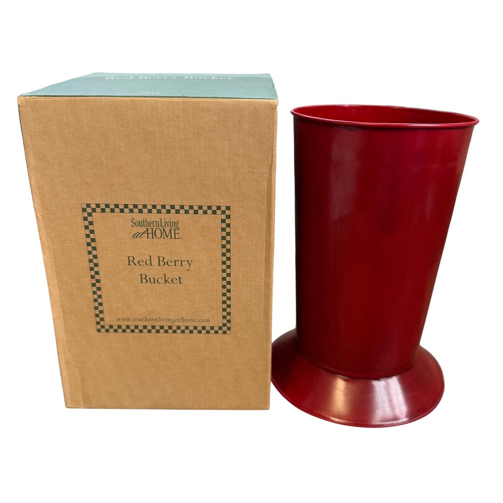 Southern Living at HOME Red Berry Bucket‎ Home Decor OS Red